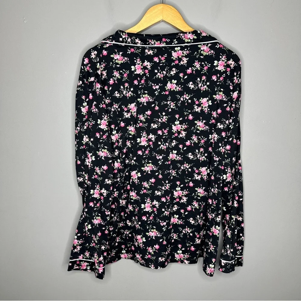 Flora Floral Pajama Set with Pink Flowers